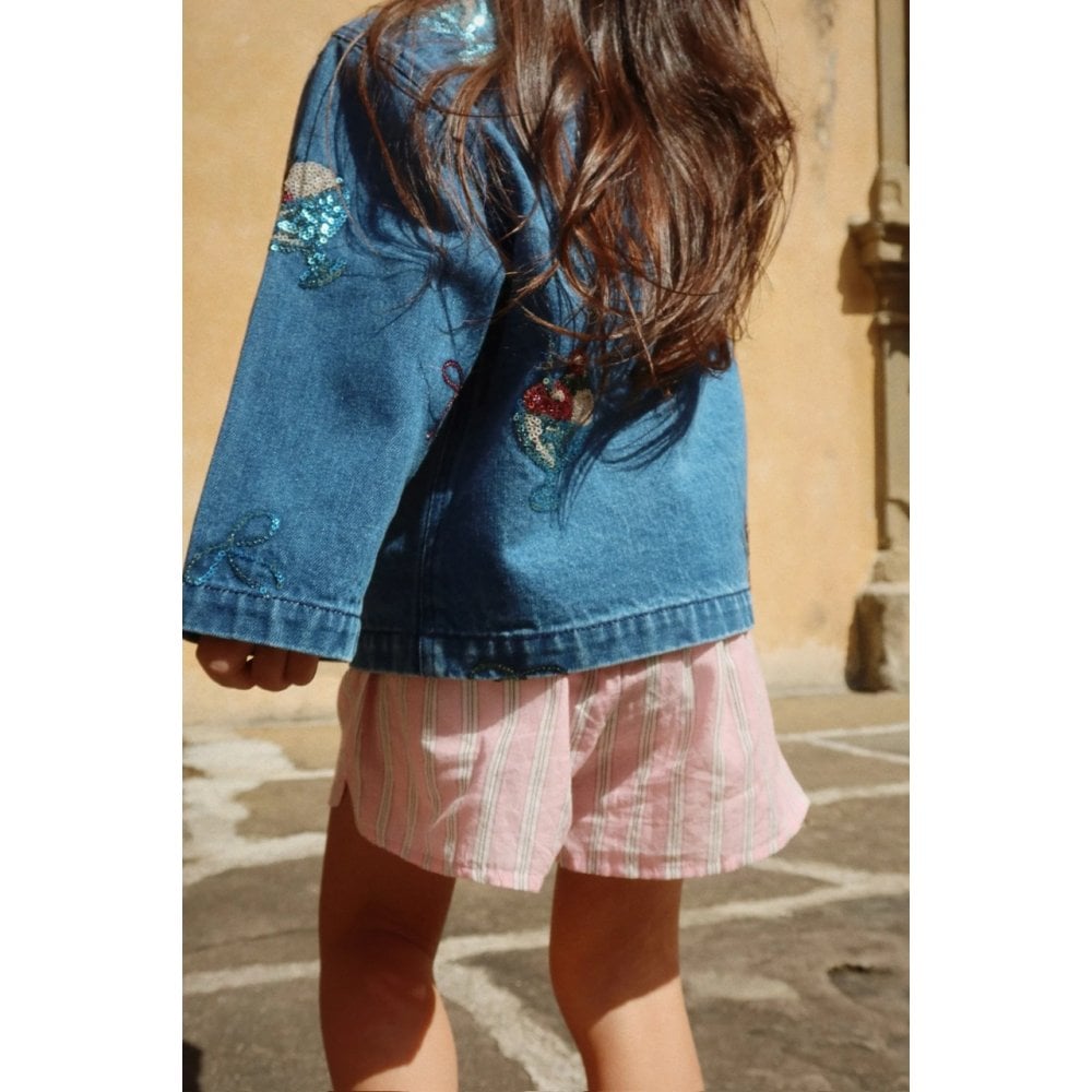 MAGOT SEQUIN DENIM JACKET - GELATO