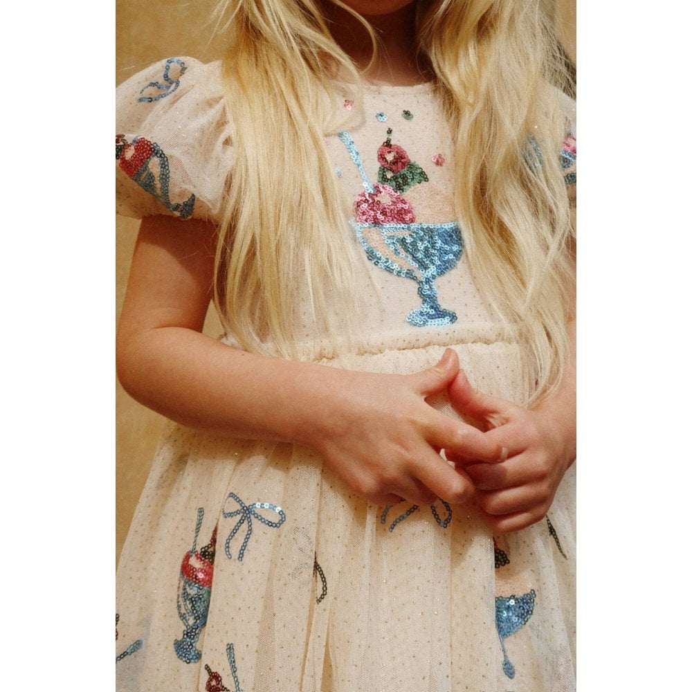 YVONNE PUFF DRESS - GELATO