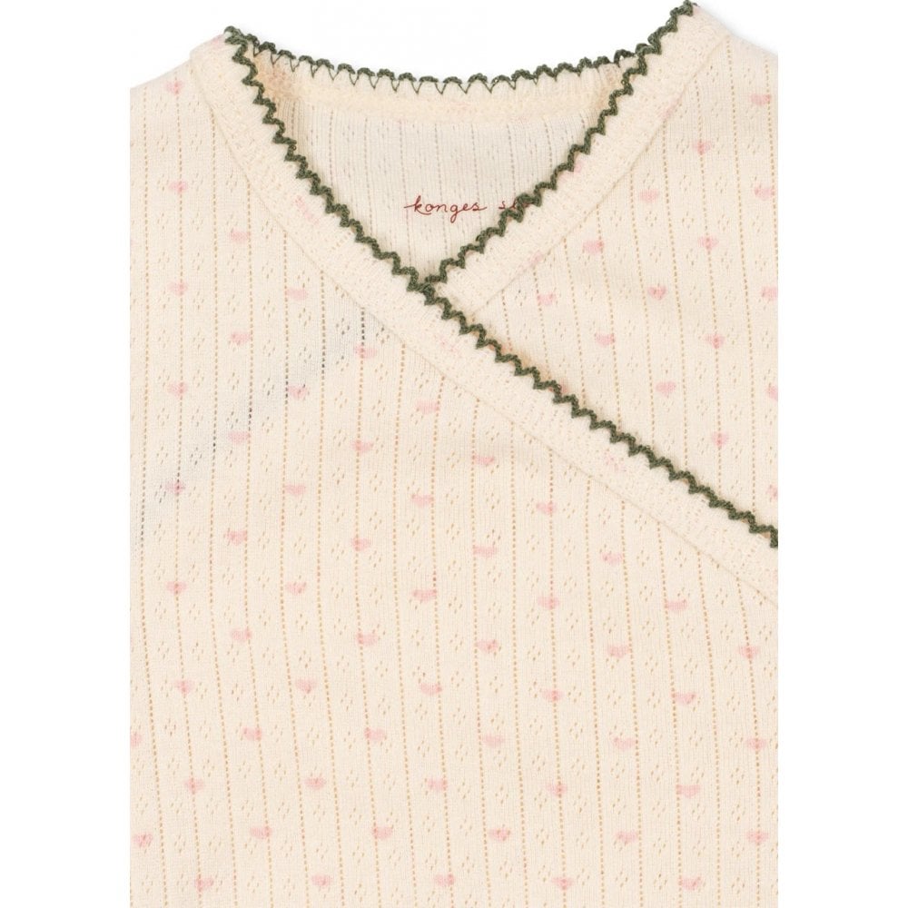 MINNIE POINTELLE NEWBORN ONESIE - MINNIE COEUR