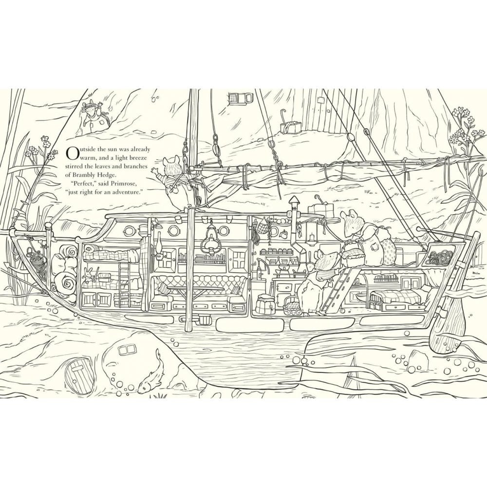 BRAMBLY HEDGE: NATURE COLOURING BOOK