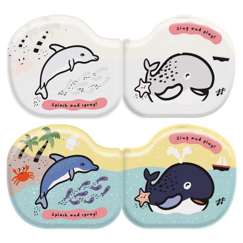 CHANGING COLOUR BATH BOOK - WHALE + FRIENDS