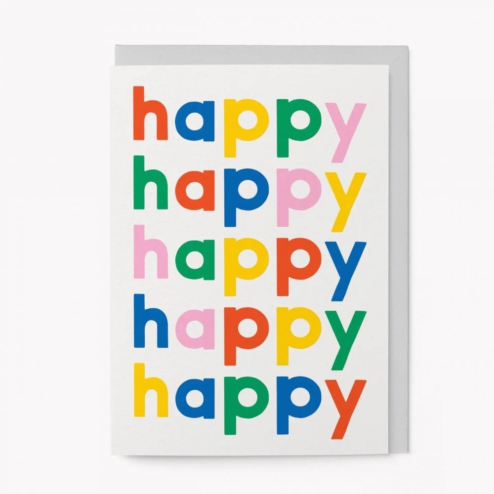 HAPPY HAPPY HAPPY CARD