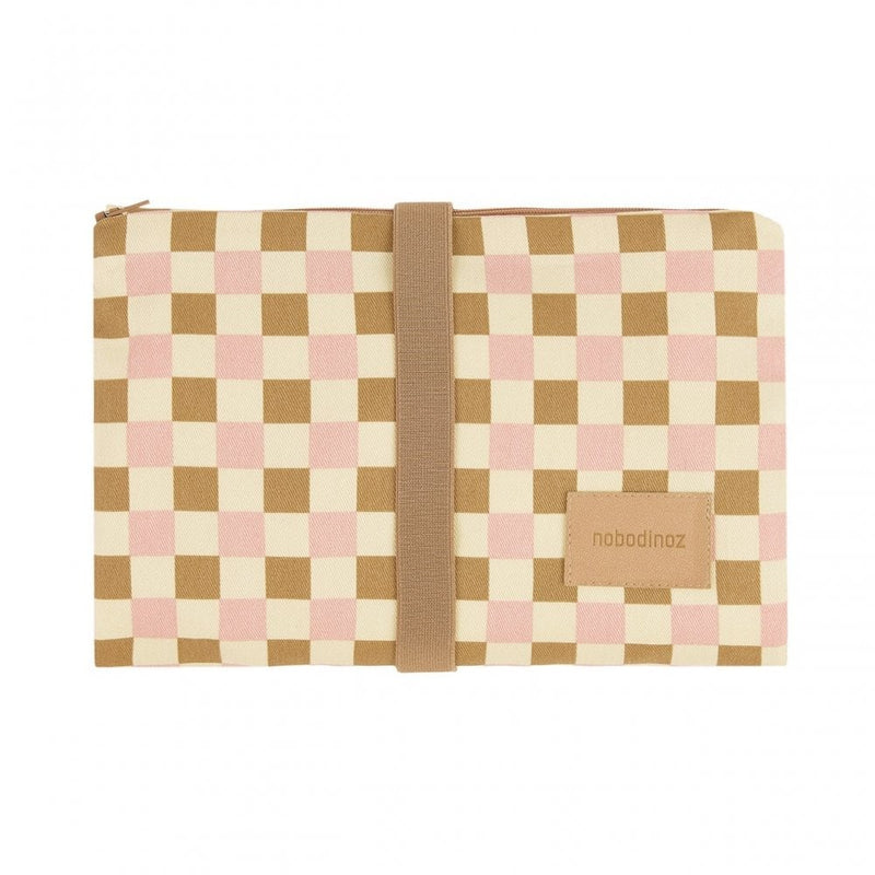 HYDE PARK WATERPROOF CHANGING PAD - Yellow Pink Mosaic