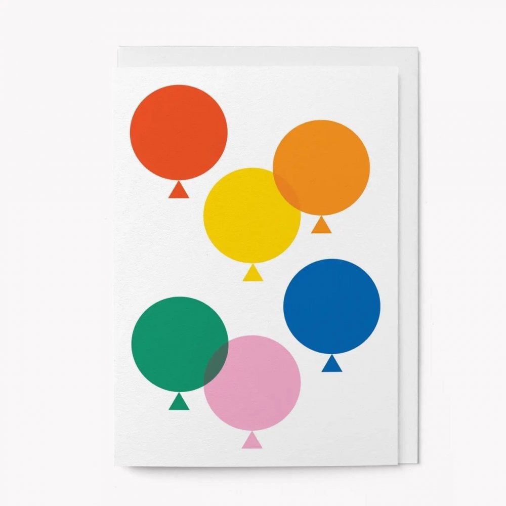 BIRTHDAY BALLOONS CARD