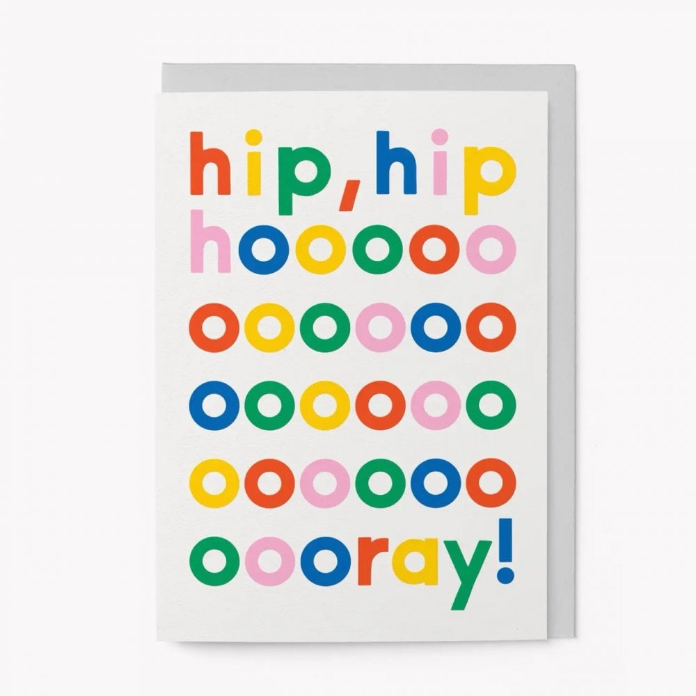 HIP. HIP HOORAY CARD