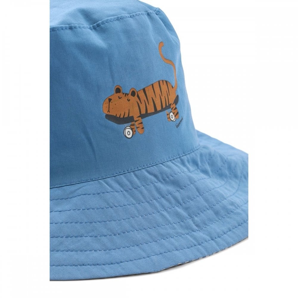 DAMON REVERSIBLE BUCKET HAT - RIVERSIDE/CREAM STRIPE