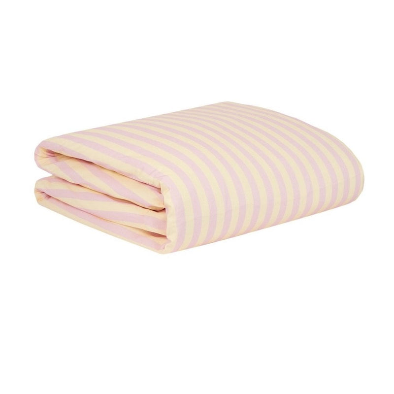 SHELDON SINGLE DUVET COVER - Pink Stripe