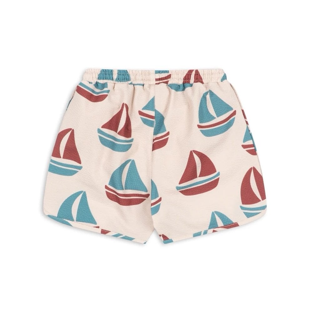 ASNOU SEERSUCKER SWIM SHORTS - AHOY