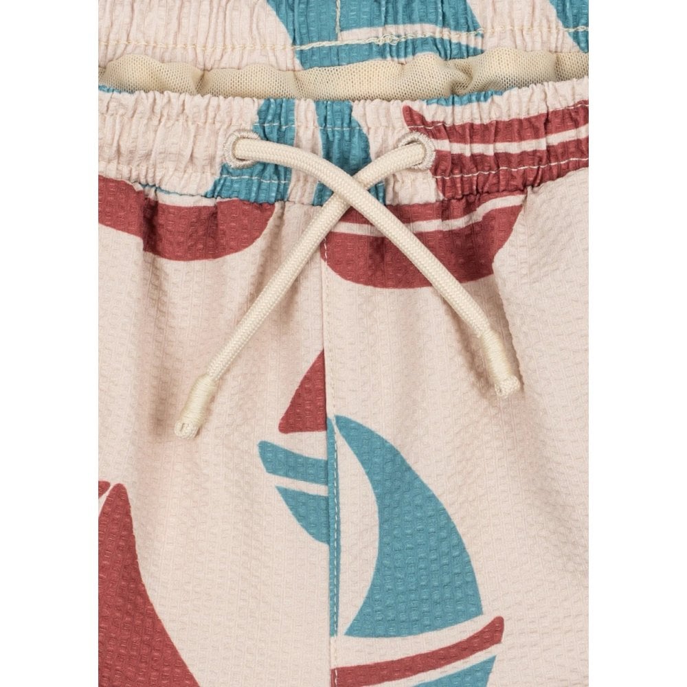 ASNOU SEERSUCKER SWIM SHORTS - AHOY