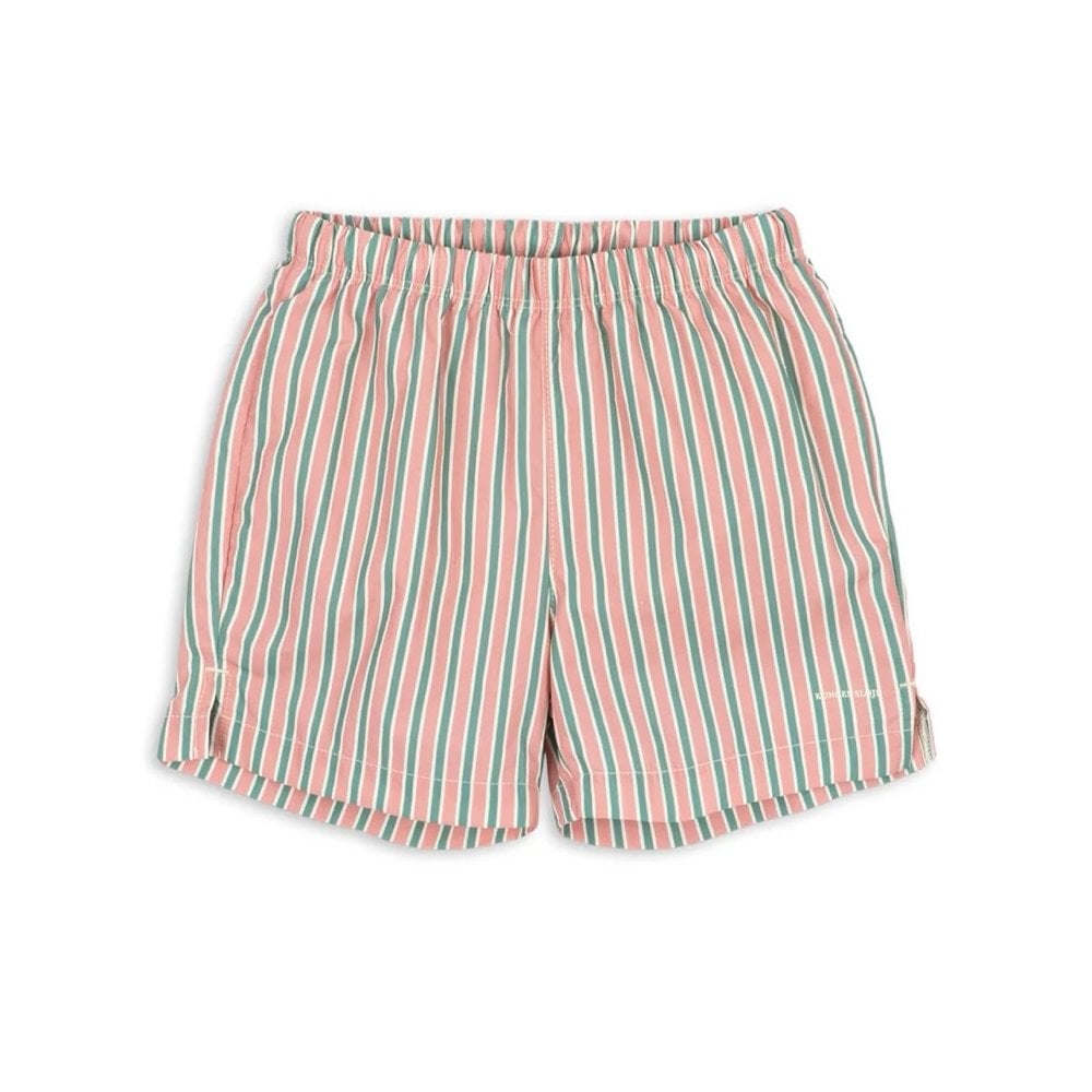 ASNOU SWIM SHORTS - BLUSH STRIPE