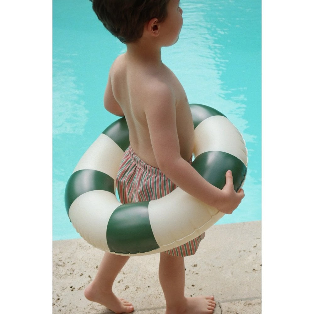 ASNOU SWIM SHORTS - BLUSH STRIPE