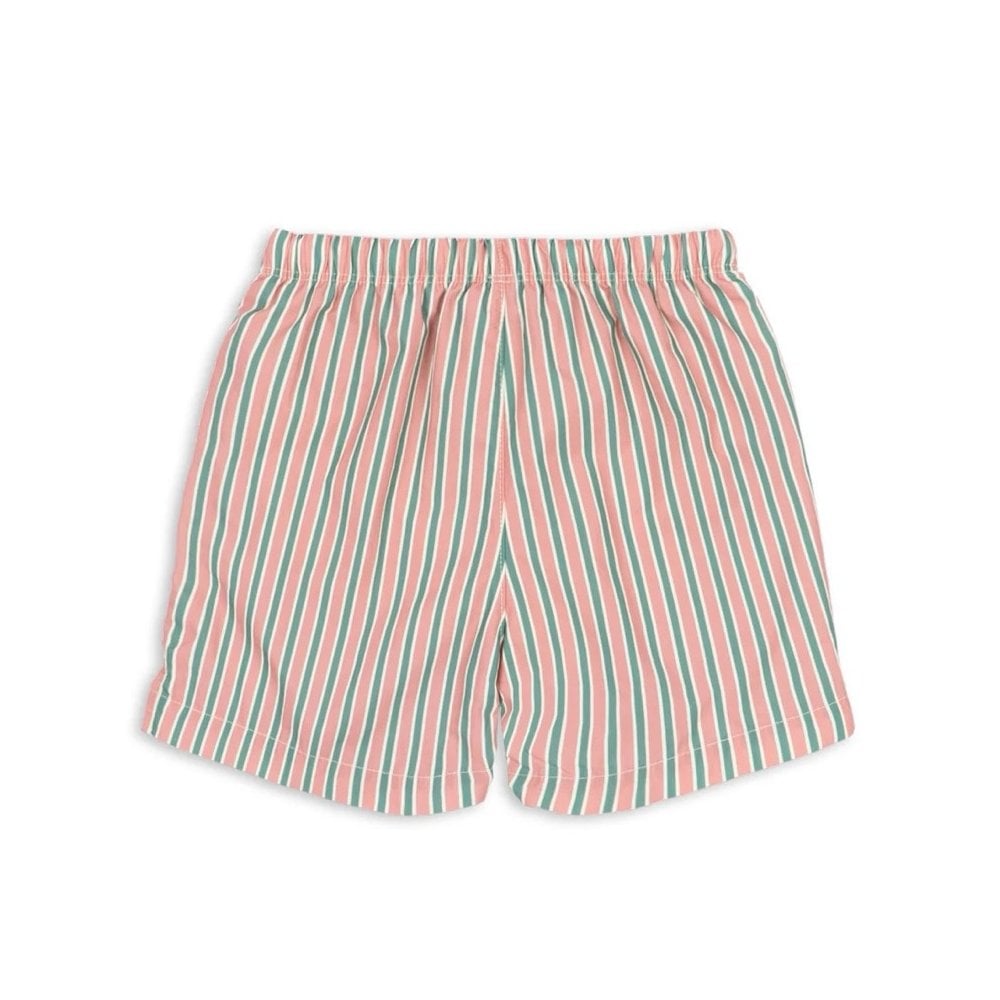 ASNOU SWIM SHORTS - BLUSH STRIPE