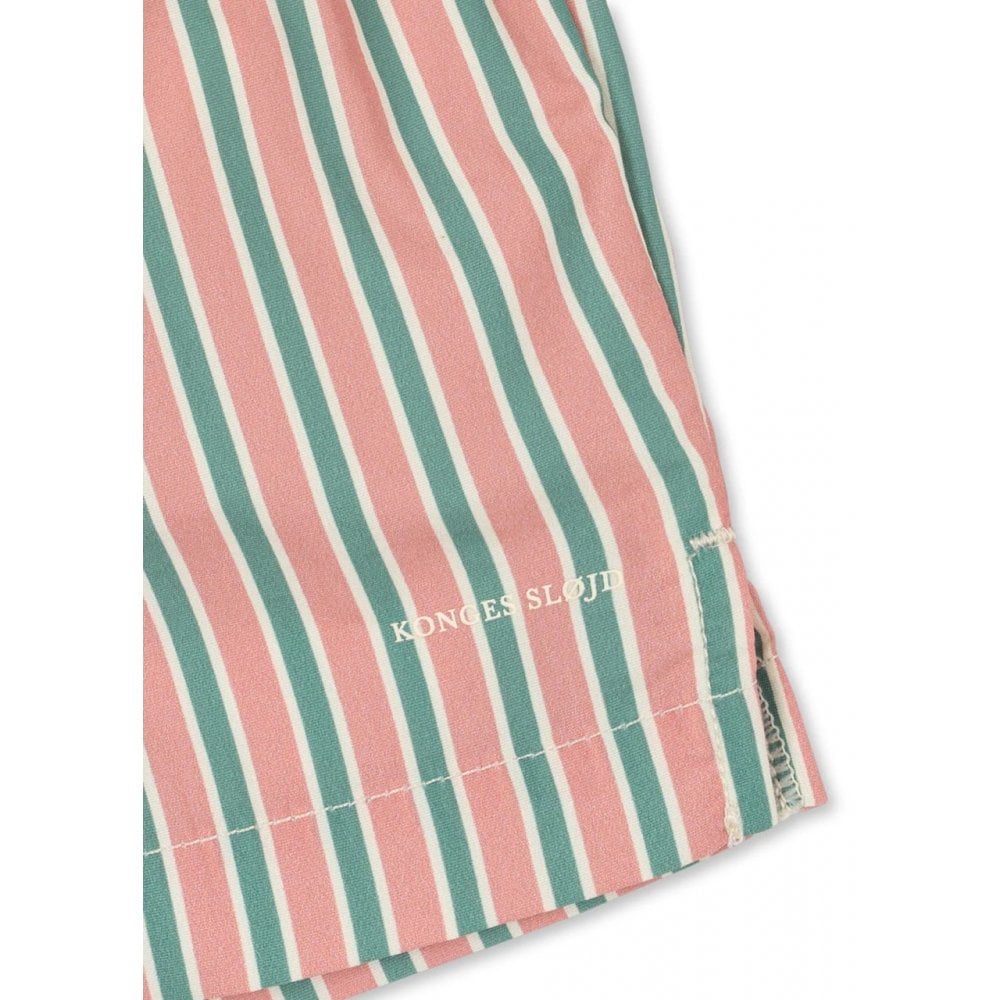 ASNOU SWIM SHORTS - BLUSH STRIPE