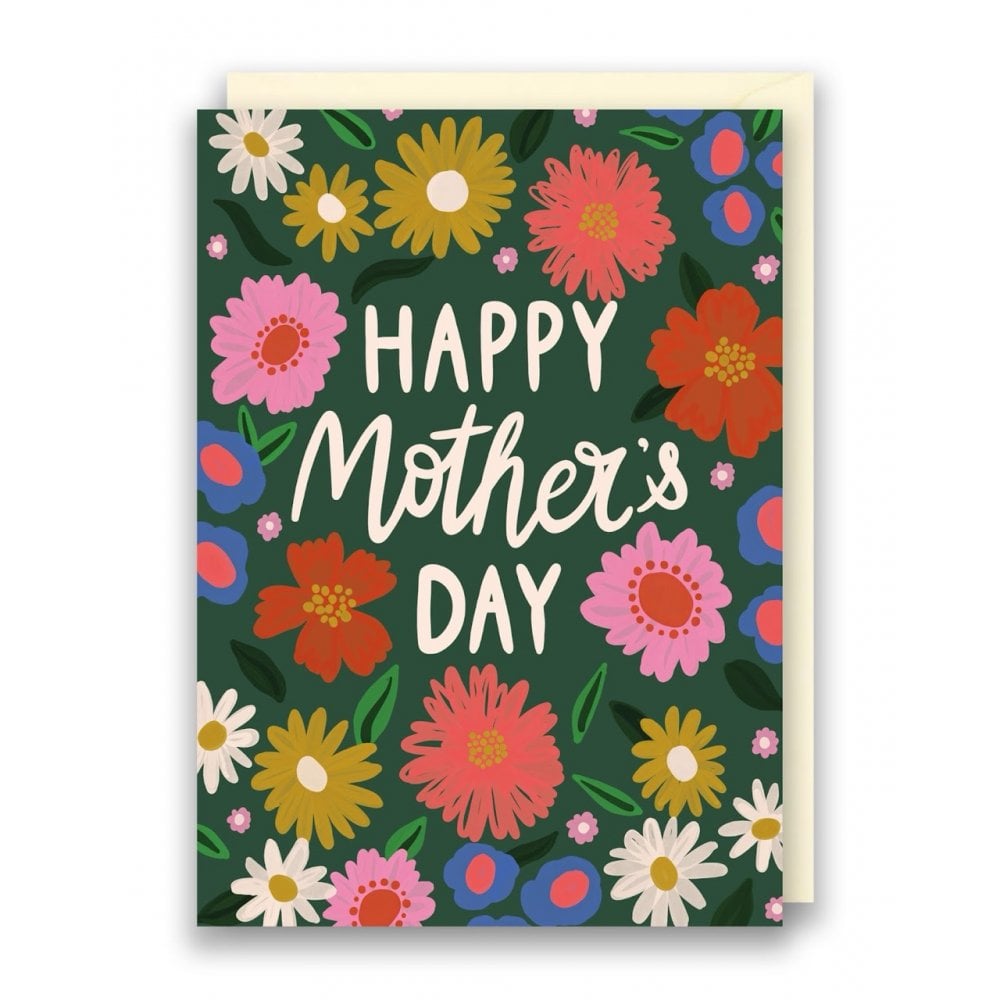 MOTHERS DAY CARD - WATERCOLOUR FLORAL