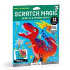MIGHTY DINOSAURS MAGIC SCRATCH MAGIC - SCRATCH + SPARKLE KIT