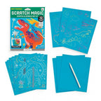 MIGHTY DINOSAURS MAGIC SCRATCH MAGIC - SCRATCH + SPARKLE KIT