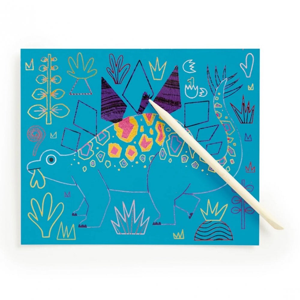 MIGHTY DINOSAURS MAGIC SCRATCH MAGIC - SCRATCH + SPARKLE KIT