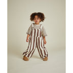BLYTHE CHOC STRIPE DUNGAREE