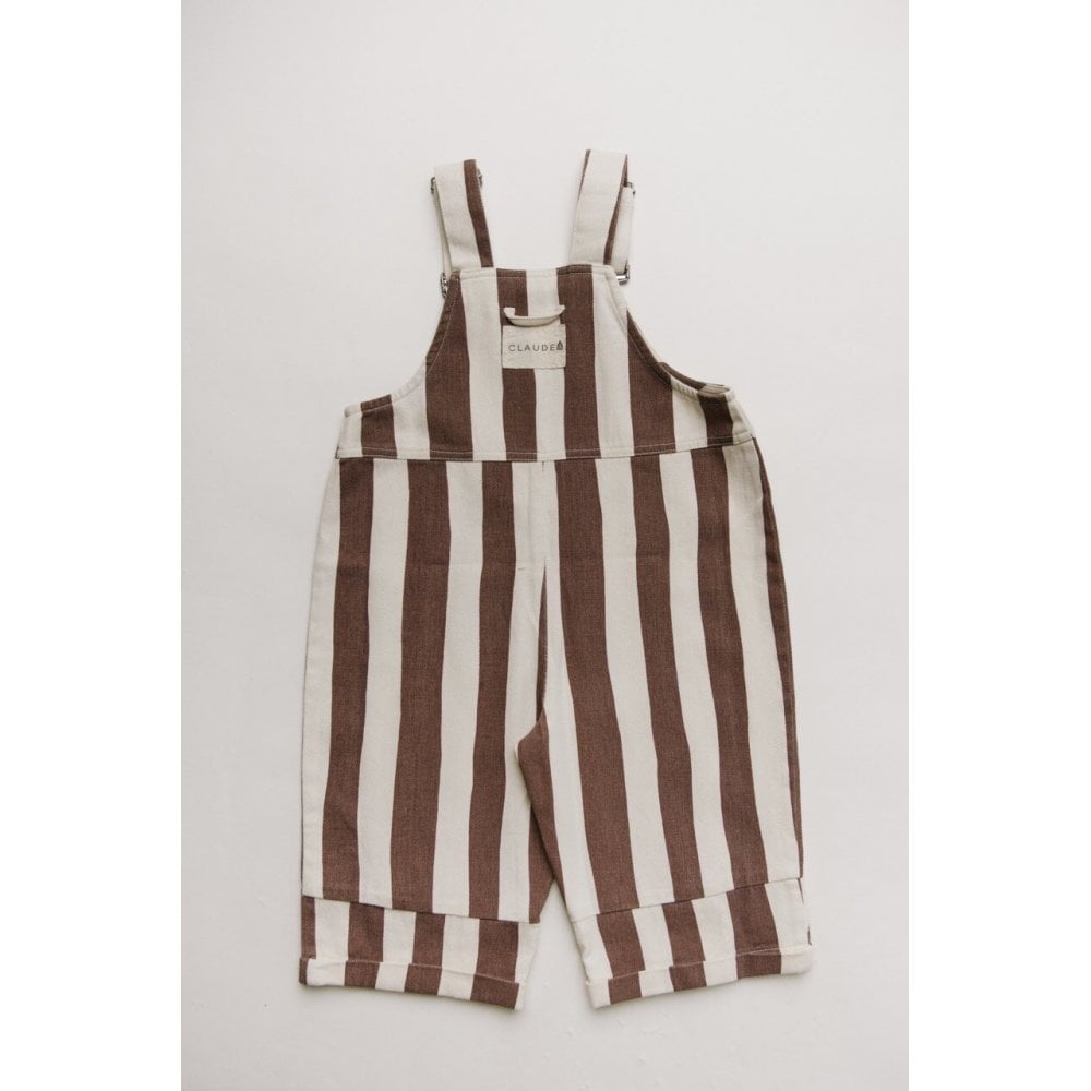 BLYTHE CHOC STRIPE DUNGAREE