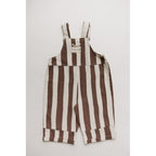 BLYTHE CHOC STRIPE DUNGAREE