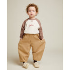 EMERSON OCHRE GINGHAM TROUSER