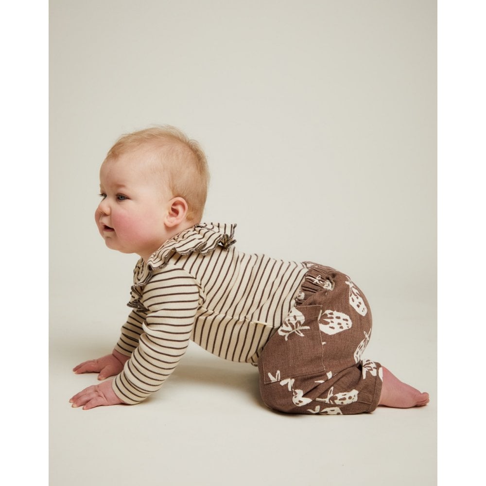 MILKING IT COCO STRIPE BODYSUIT