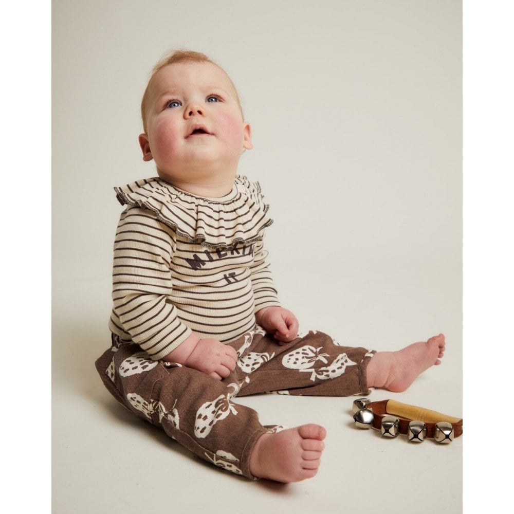 MILKING IT COCO STRIPE BODYSUIT