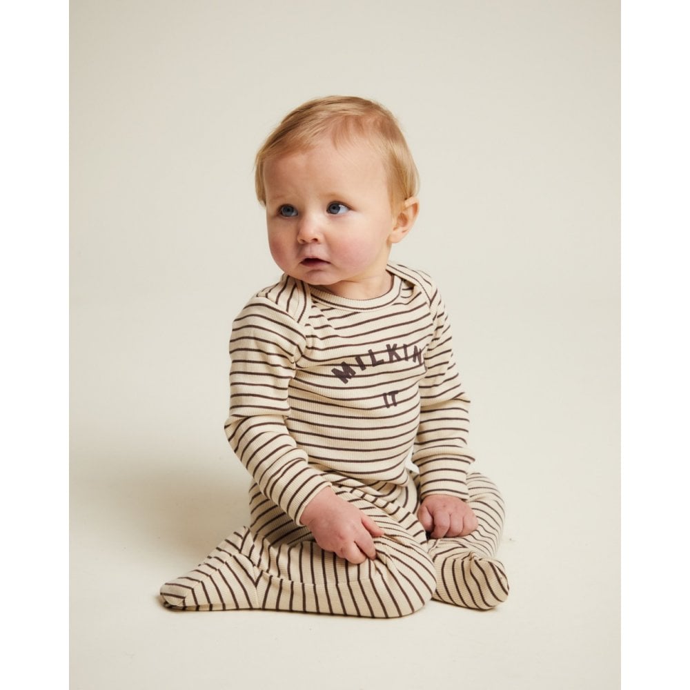 MILKING IT COCO STRIPE ONESIE