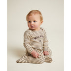 MILKING IT COCO STRIPE ONESIE