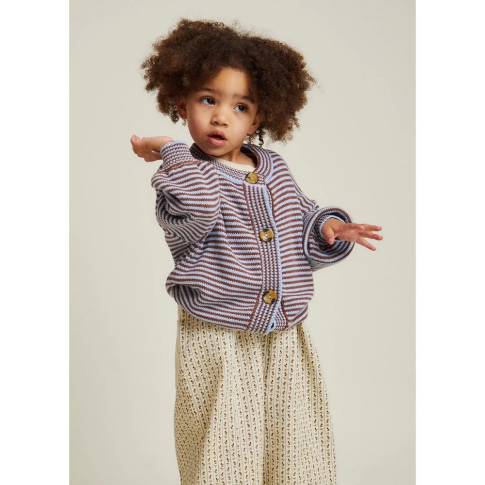 EMIL COCO SKY STRIPE CARDIGAN