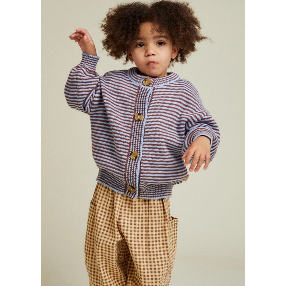 EMIL COCO SKY STRIPE CARDIGAN