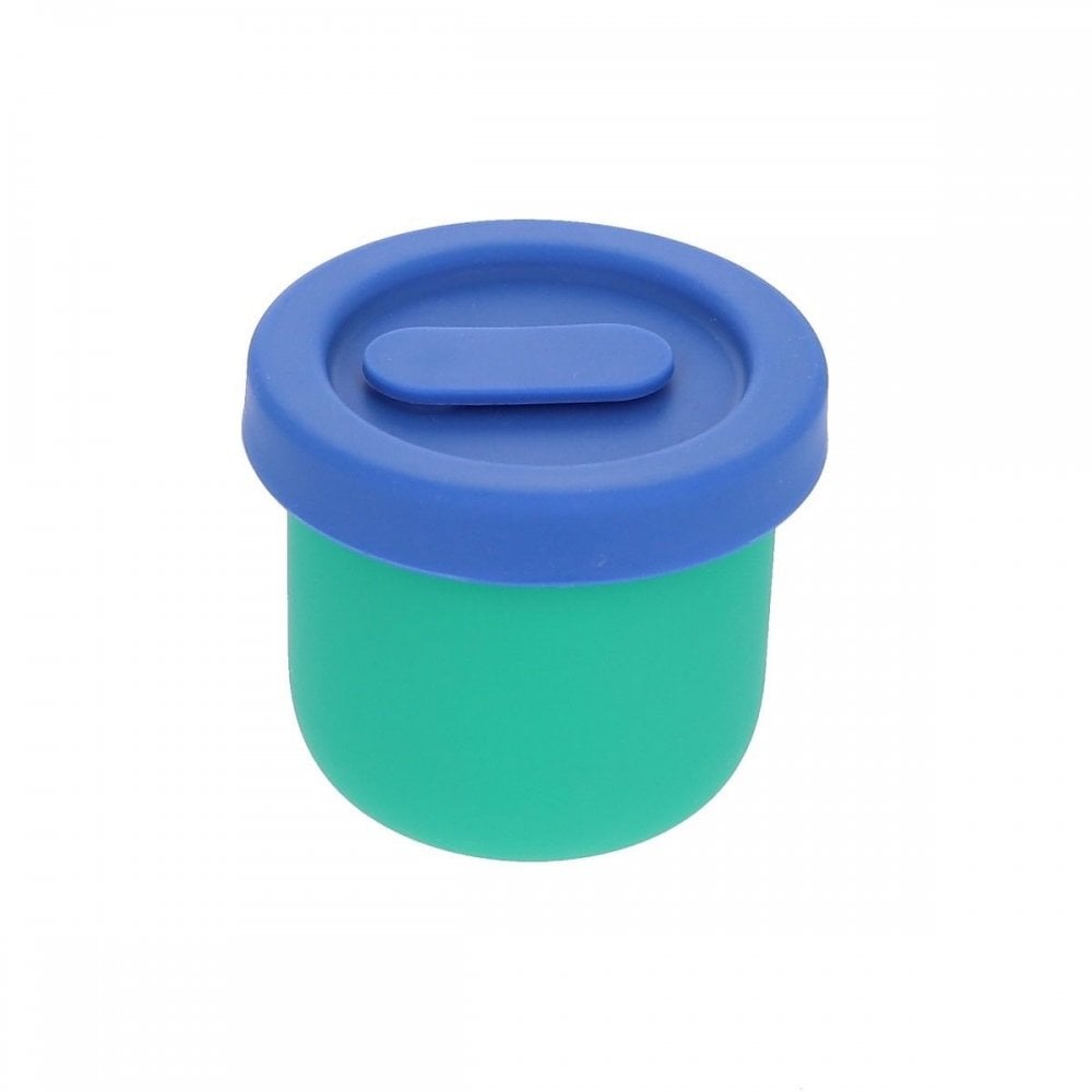 SMALL SILICONE STORAGE POT - GREEN/BLUE