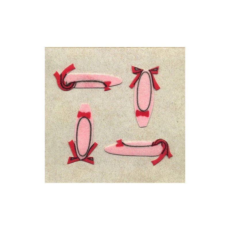 FURRY STICKER SHEET - Ballet pumps
