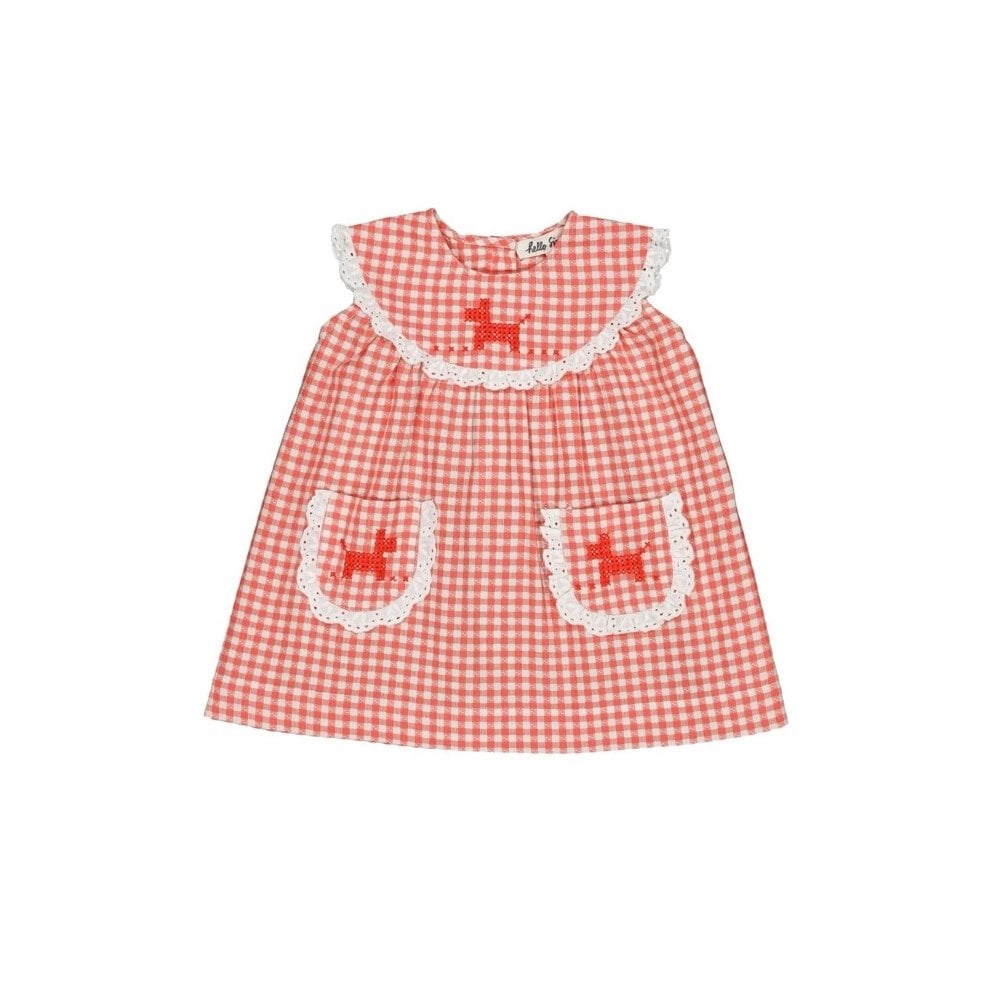 SCARLET BABY DRESS - EMBERGLOW