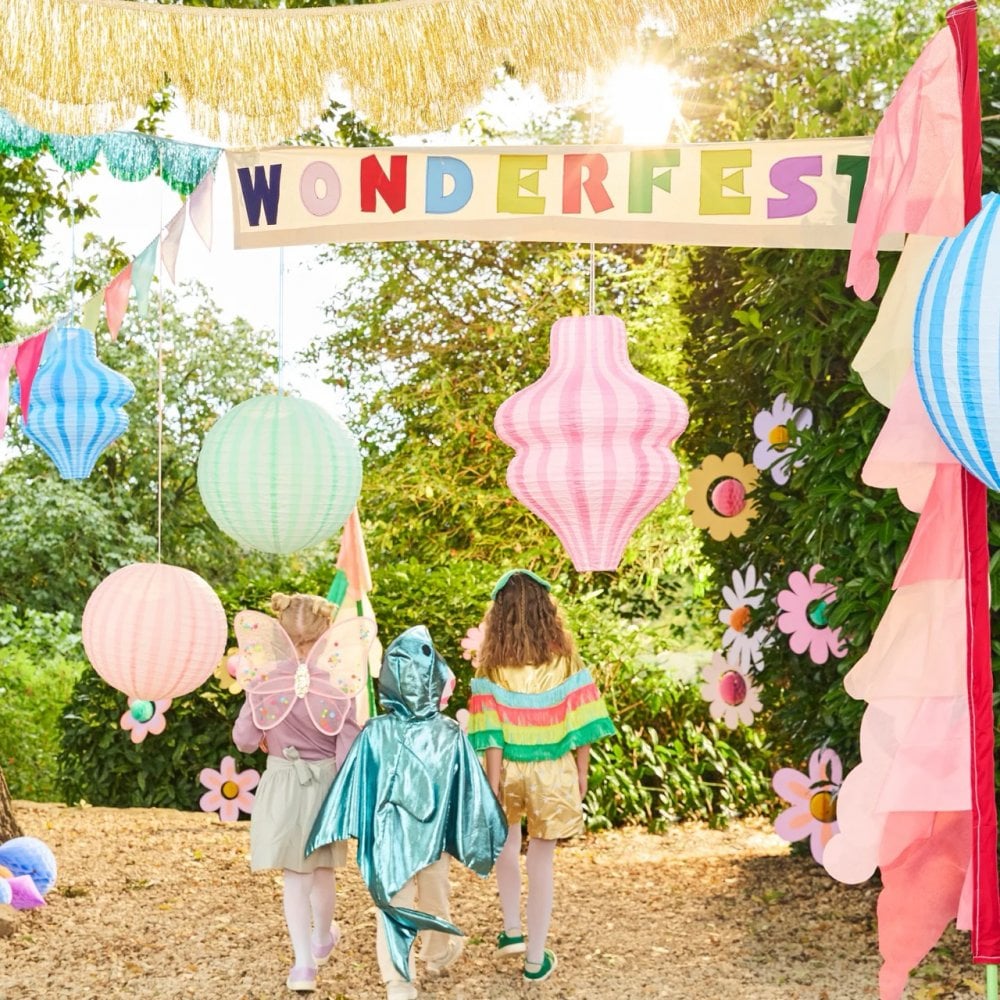 HANGING LANTERNS  - PINK