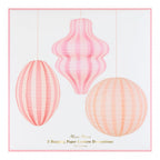 HANGING LANTERNS  - PINK