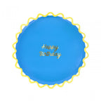 8 WIGGLE EDGE HAPPY BIRTHDAY PLATES
