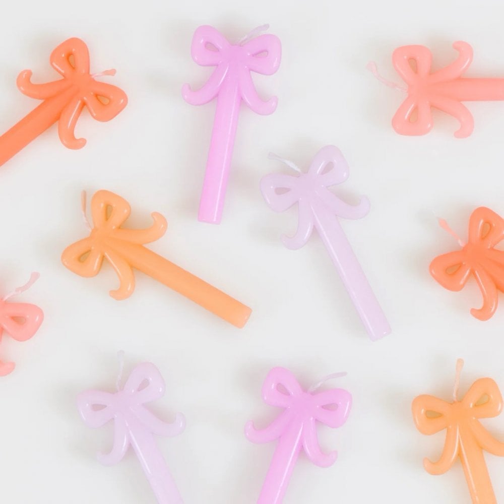 10 MINI BOW CANDLES