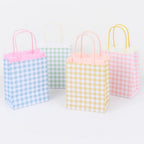 8 GINGHAM FRINGE PARTY BAGS