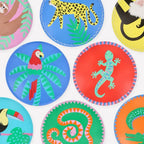 8 JUNGLE JAMBOREE PLATES