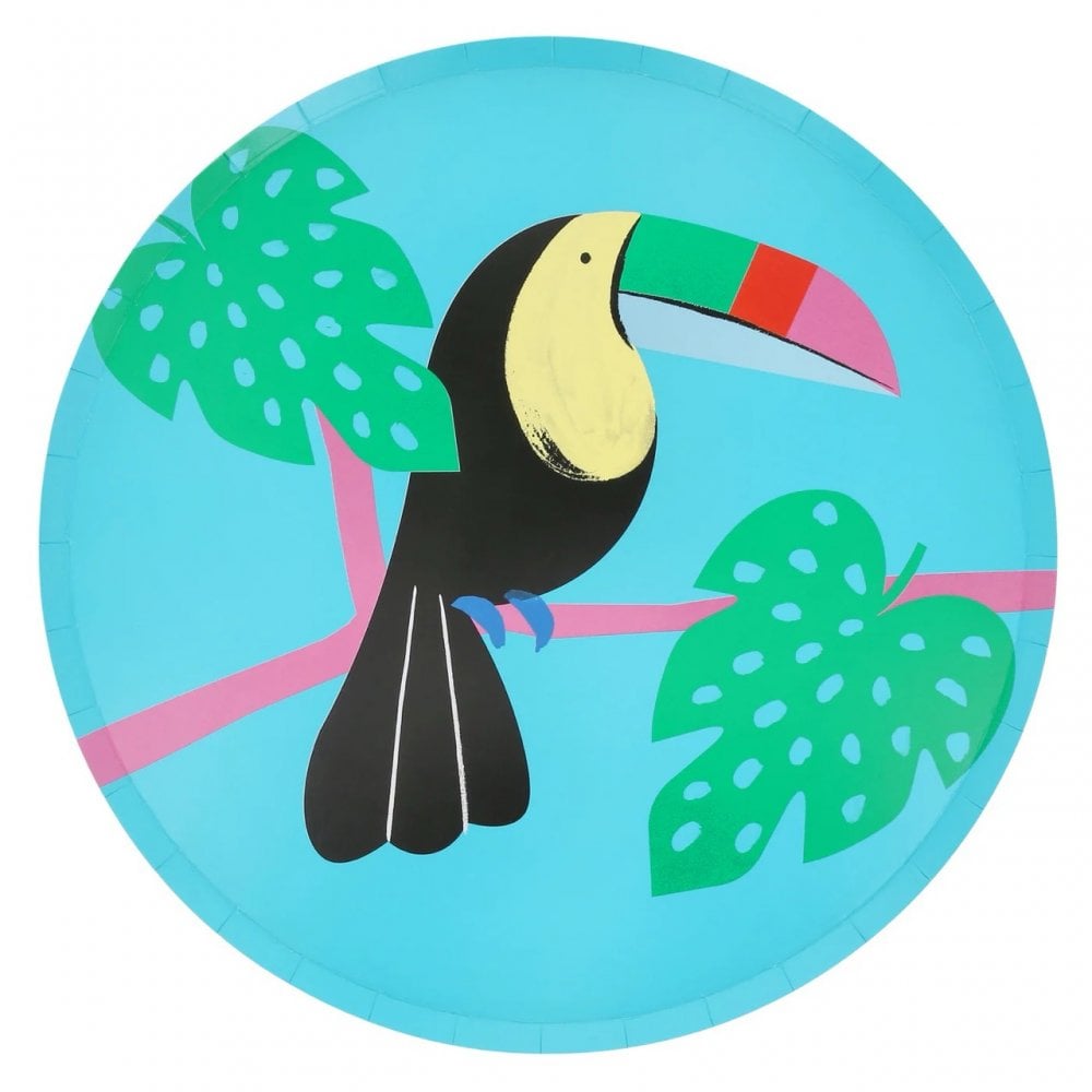 8 JUNGLE JAMBOREE PLATES