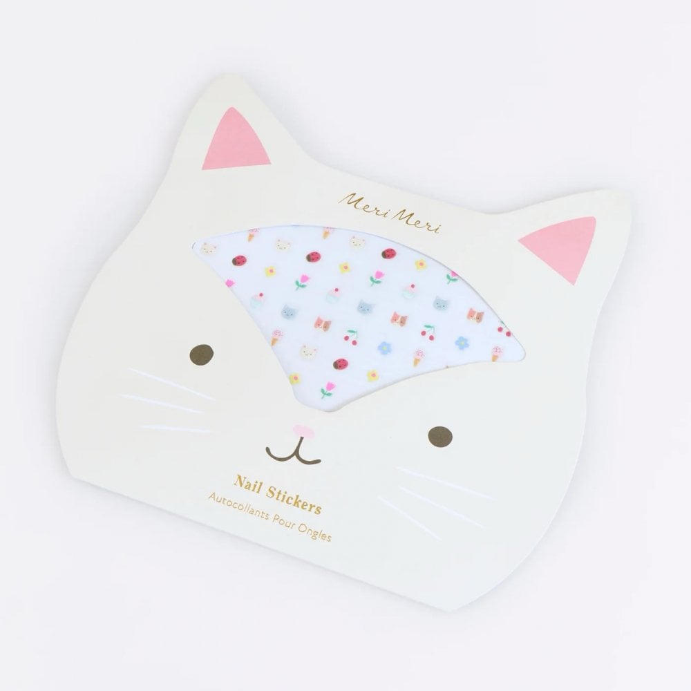 KITTEN CLUB NAIL STICKERS