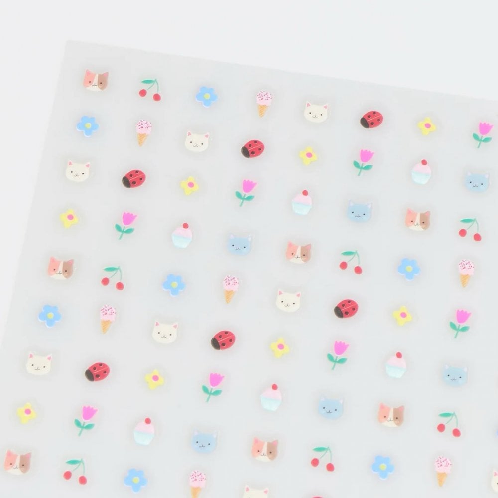 KITTEN CLUB NAIL STICKERS