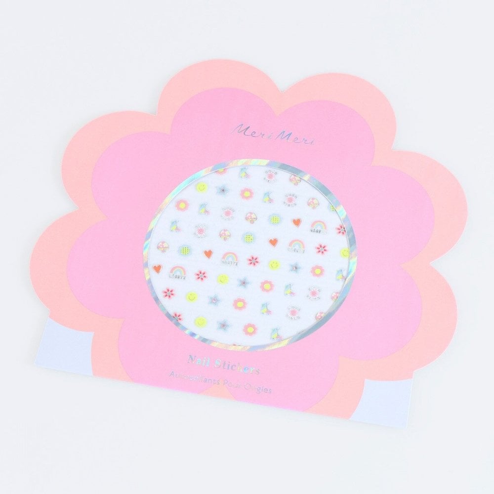 FLOWER POWER NAIL STICKERS