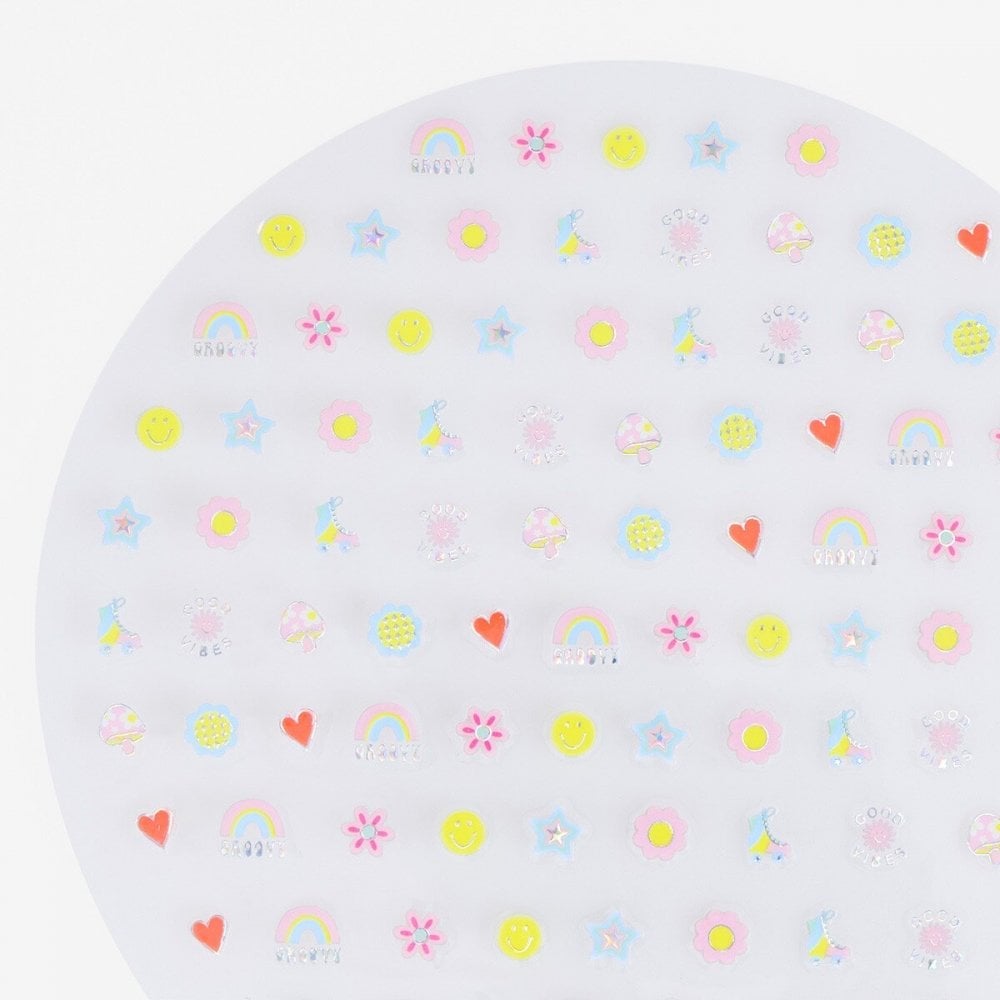 FLOWER POWER NAIL STICKERS