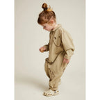 QUINN ALLOTMENT EMBROIDERED OVERALLS - OLIVE