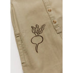 QUINN ALLOTMENT EMBROIDERED OVERALLS - OLIVE