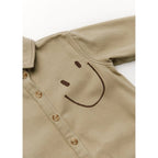 QUINN ALLOTMENT EMBROIDERED OVERALLS - OLIVE