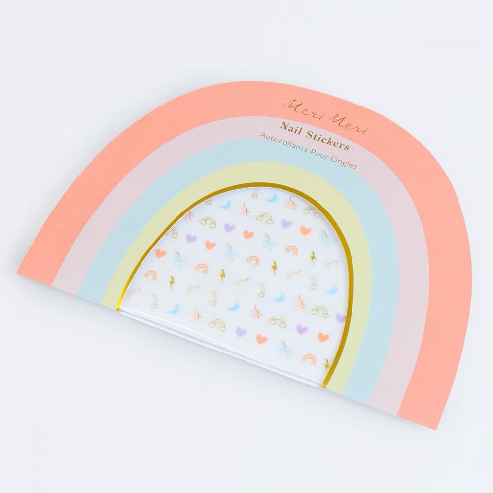 RAINBOW UNICORN NAIL STICKERS