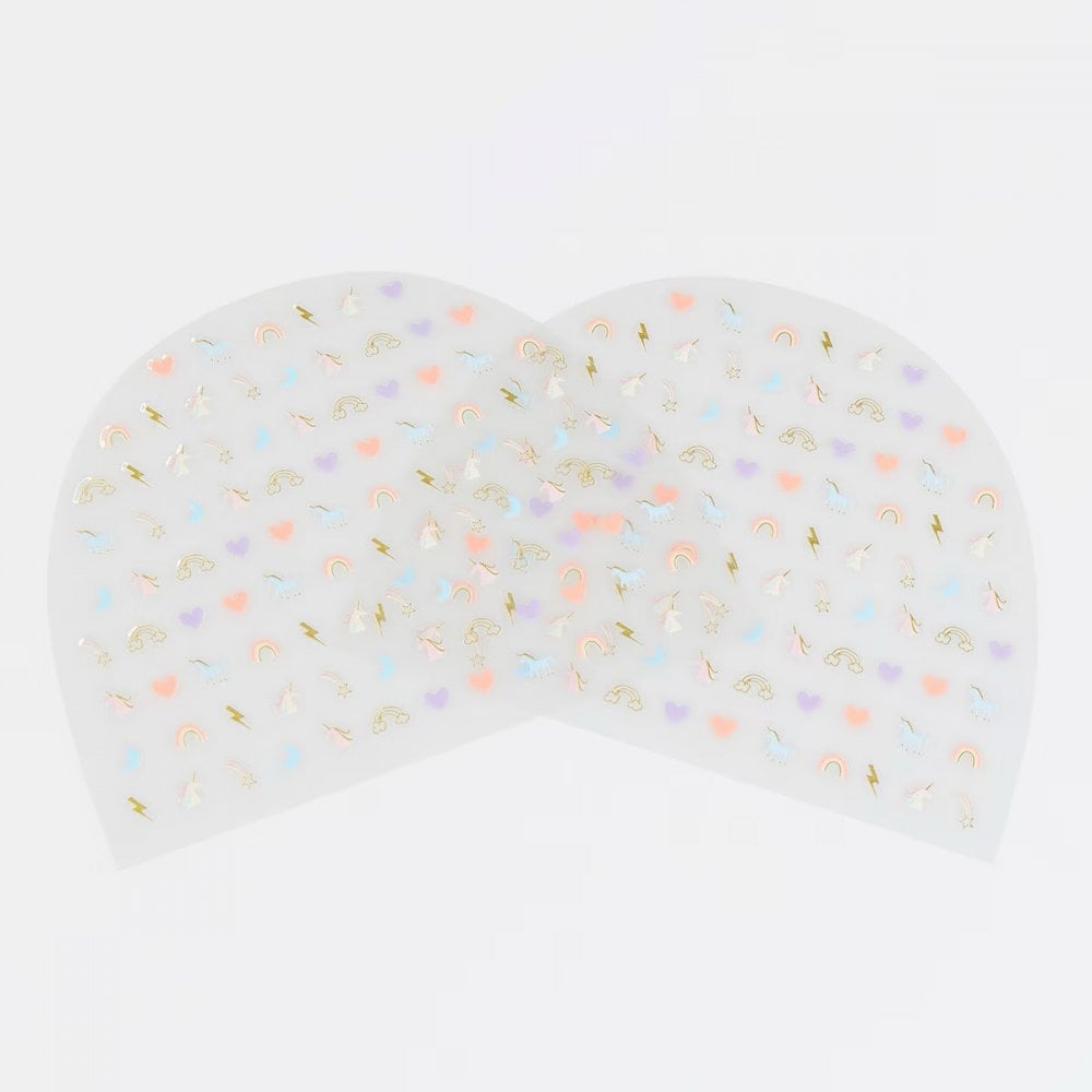 RAINBOW UNICORN NAIL STICKERS